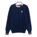 BEAMS GOLF ビームスゴルフ 長袖ニットセーター ネイビー系 M 【中古】ゴルフウェア レディース