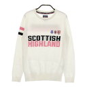 ADMIRAL アドミラル ニットセーター ホワイト系 M 【中古】ゴルフウェア レディース