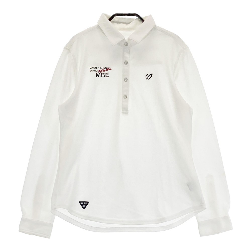 MASTER BUNNY EDITION マスターバニーエディション 長袖ポロシャツ ホワイト系 1 【中古】ゴルフウェア..