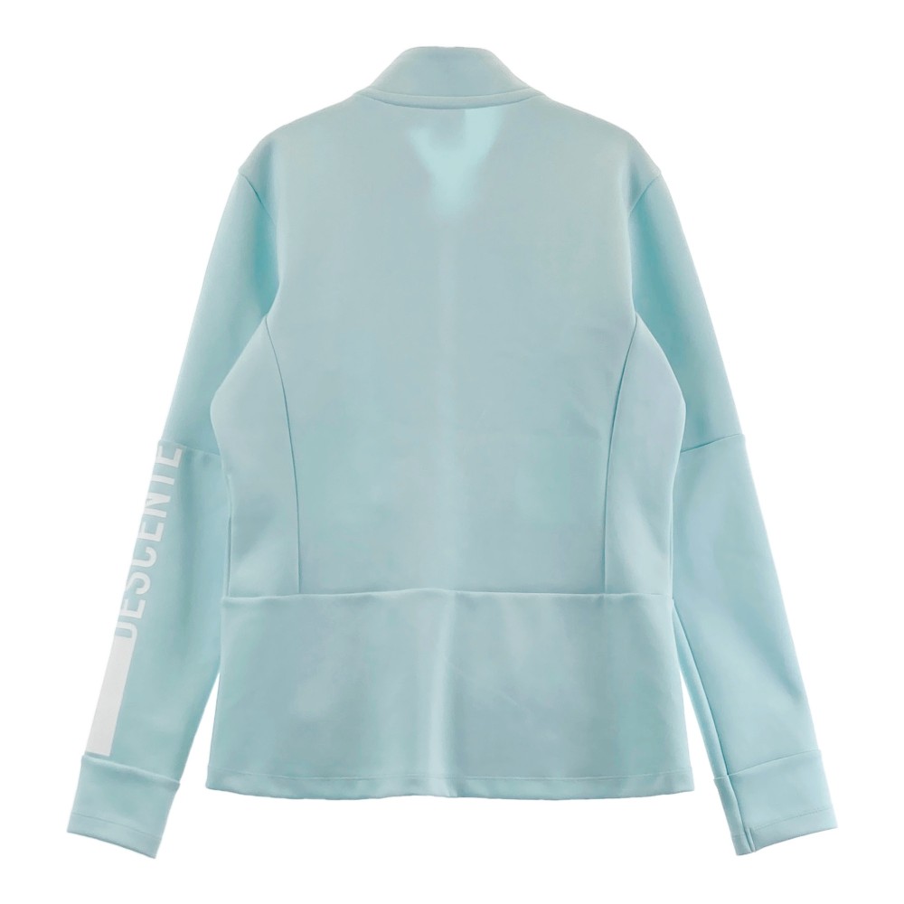 DESCENTE GOLF デサントゴルフ 2022年モデル スウェット 長袖ジャケット ブルー系 M 【中古】ゴルフウェア レディース