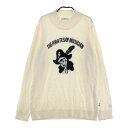 MUNSING WEAR マンシングウェア JWLK432 長袖ニットセーター ホワイト系 LL 【中古】ゴルフウェア レディース