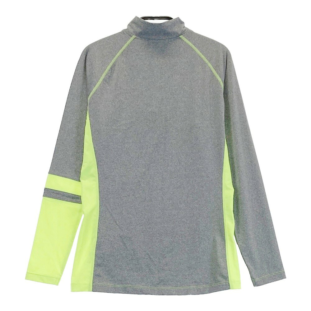 ROSASEN ロサーセン ハーフジップ長袖 Tシャツ グレー系 M 【中古】ゴルフウェア レディース