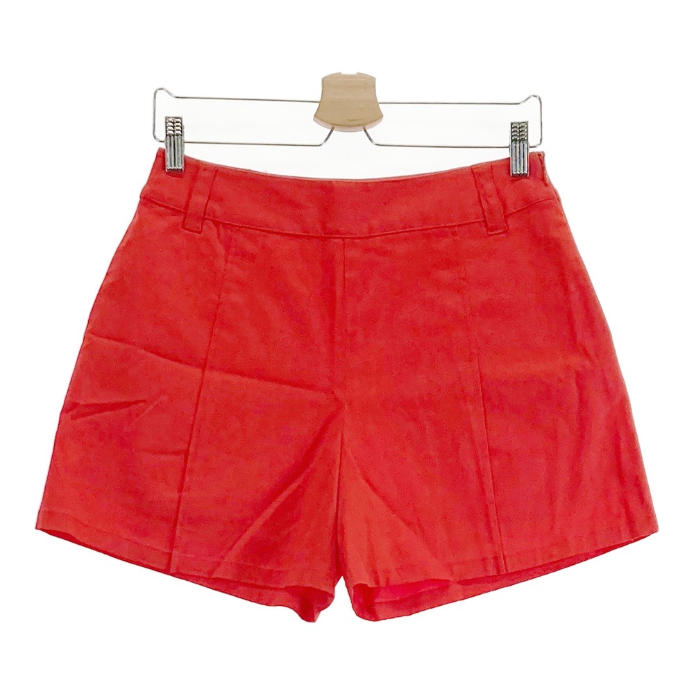 DELSOL デルソル ショートパンツ レッド系 M 【中古】ゴルフウェア レディース