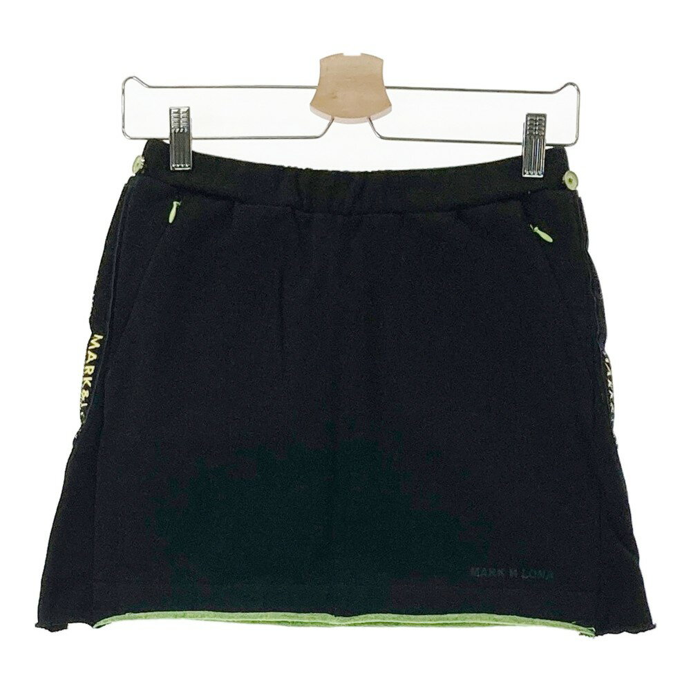 MARK&LONA マークアンドロナ 裏起毛スウェットスカート ブラック系 38 【中古】ゴ...