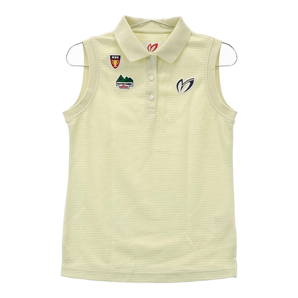 MASTER BUNNY EDITION マスターバニーエディション ノースリーブ ポロシャツ ワッペン グリーン系 0 【..