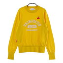LECOQ GOLF ルコックゴルフ ニットセーター イエロー系 LL 【中古】ゴルフウェア レディース