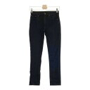 SAINT LAURENT PARIS サンローランパリ 527379 デニムパンツ ブラック系 24 【中古】レディース