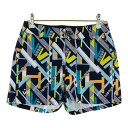 VIVA HEART ビバハート ショートパンツ 総柄 ネイビー系 38 【中古】ゴルフウェア レディース