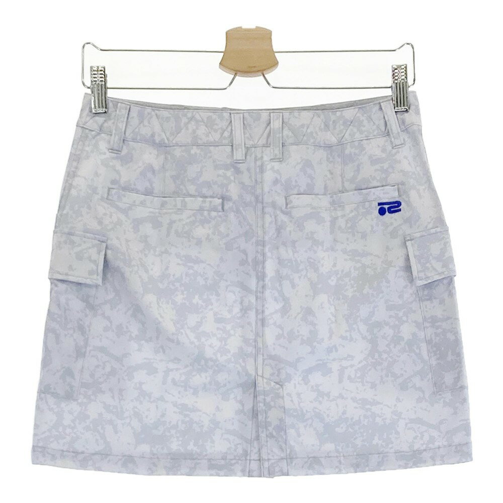 ROSASEN ロサーセン スカート 総柄 ブルー系 M 【中古】ゴルフウェア レディース