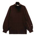 23foundation 23区 タートルネック ニットセーター ブラウン系 3 【中古】ゴルフウェア レディース