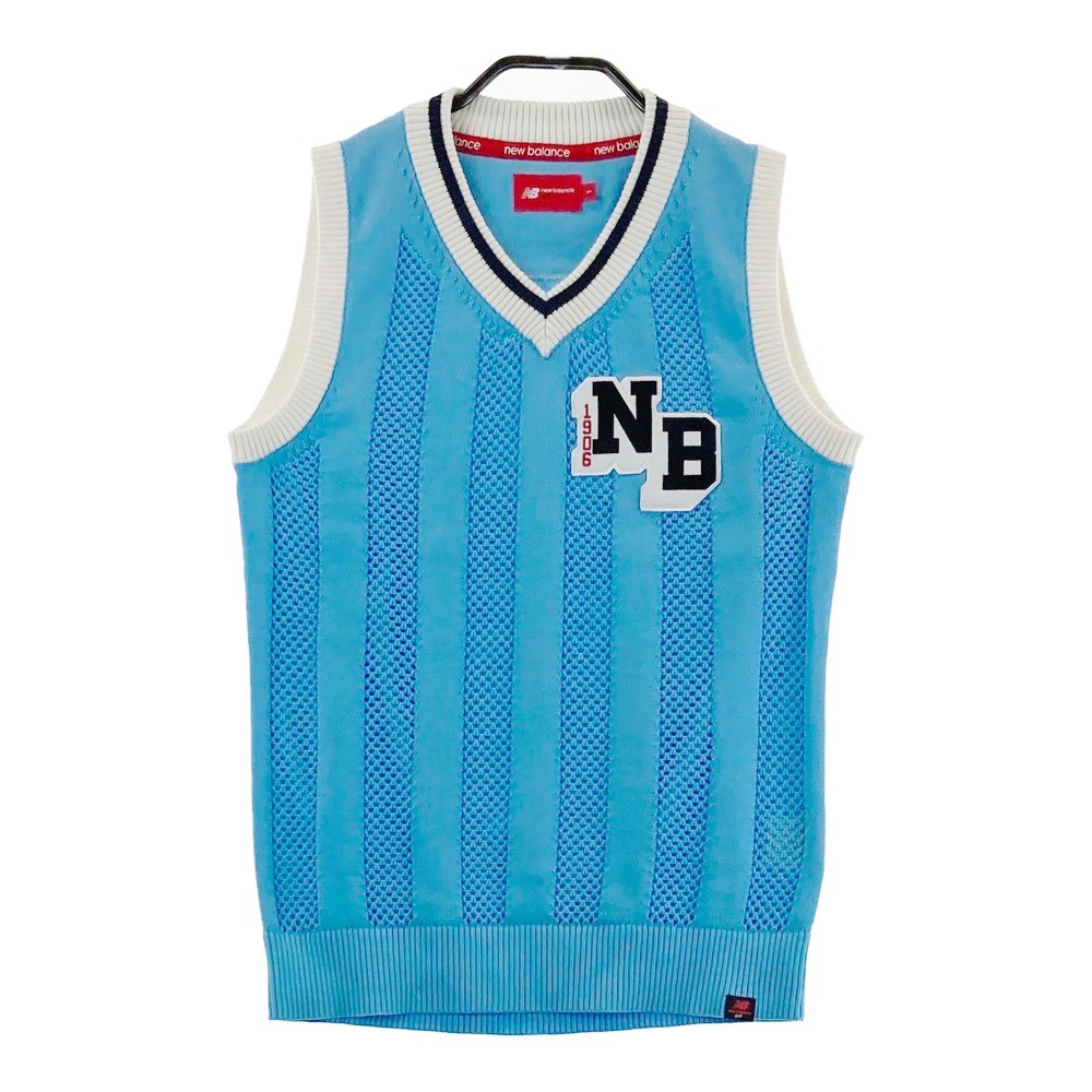 NEW BALANCE ニューバランス ベスト ブルー系 1 【中古】ゴルフウェア レディース