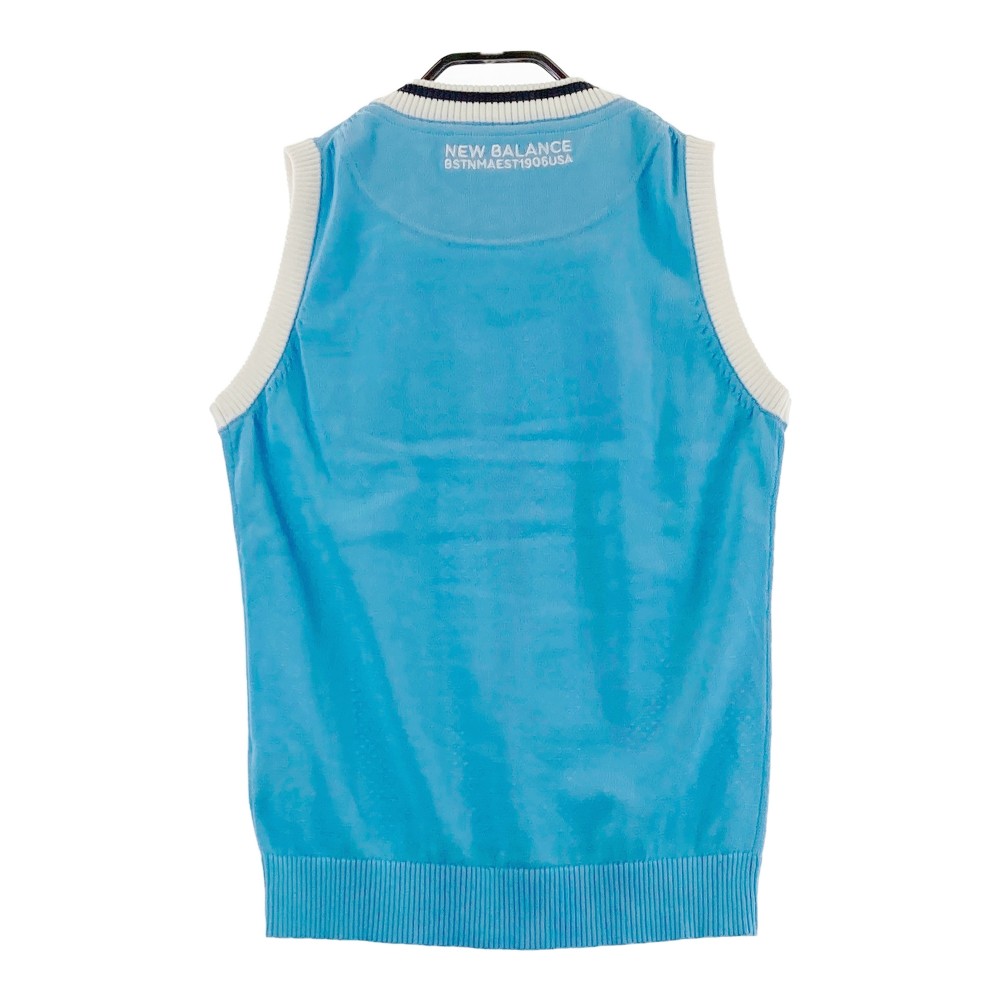 NEW BALANCE ニューバランス ベスト ブルー系 1 【中古】ゴルフウェア レディース