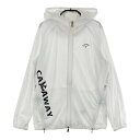 CALLAWAY キャロウェイ フード付 ジップジャケット ホワイト系 M 【中古】ゴルフウェア レディース