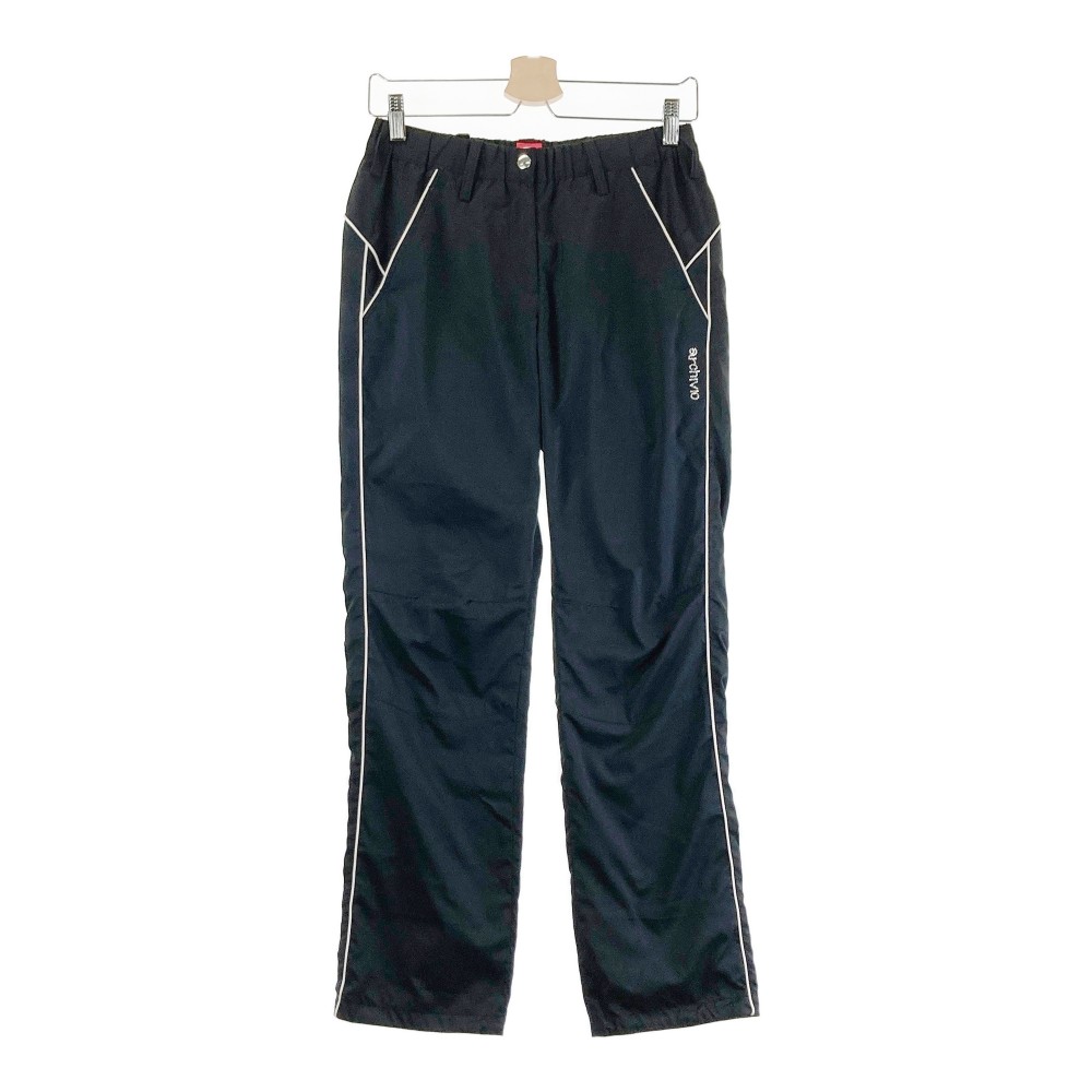 ARCHIVIO アルチビオ 蓄熱パンツ ブラック系 38 【中古】ゴルフウェア レディース