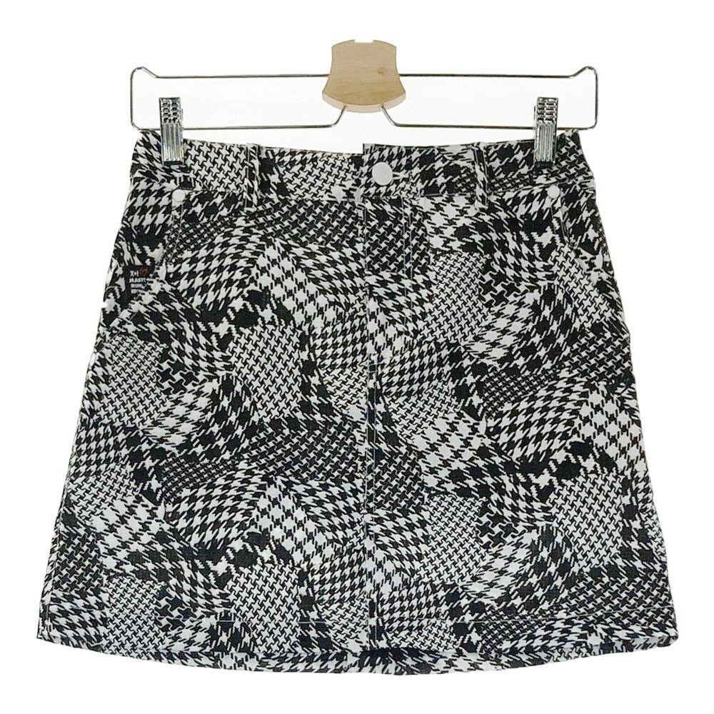 MASTER BUNNY EDITION マスターバニーエディション スカート 千鳥柄 ブラック系 00 【中古】ゴルフウェア レディース