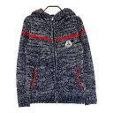 CALLAWAY キャロウェイ ボアニット ジップジャケット ネイビー系 S 【中古】ゴルフウェア レディース