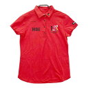 MASTER BUNNY EDITION マスターバニーエディション 10周年モデル 半袖ポロシャツ レッド系 1 【中古】ゴルフウェア レディース その1