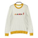 VIVA HEART ビバハート ニットセーター ホワイト系 38 【中古】ゴルフウェア レディース