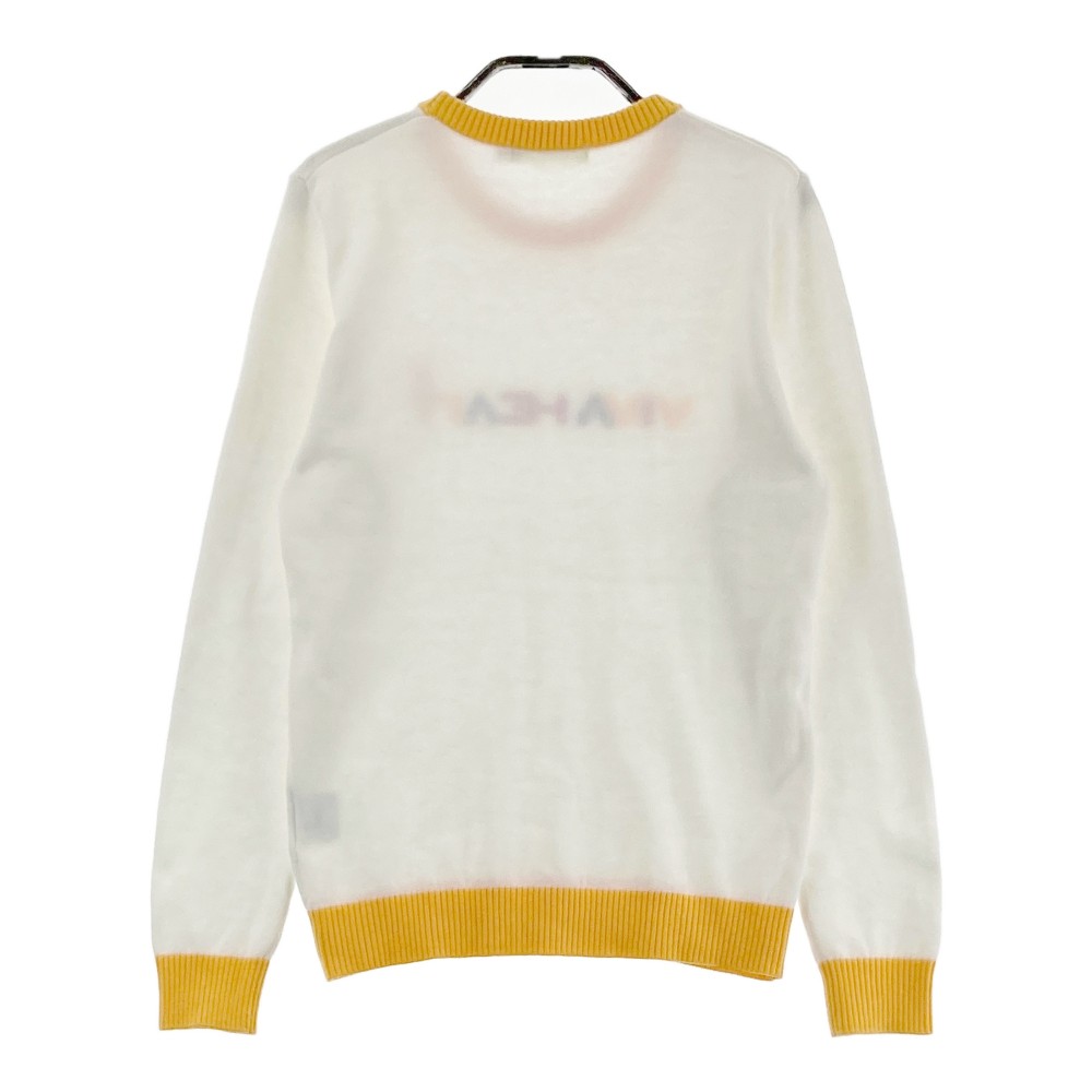 VIVA HEART ビバハート ニットセーター ホワイト系 38 【中古】ゴルフウェア レディース