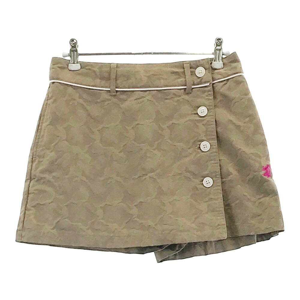 ADMIRAL アドミラル インナー付ストレッチスカート カモフラ柄 カーキ系 S 【中古...