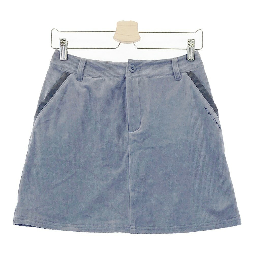 HEAL CREEK ヒールクリーク コーデュロイ スカート グレー系 38 【中古】ゴルフウェア レディース