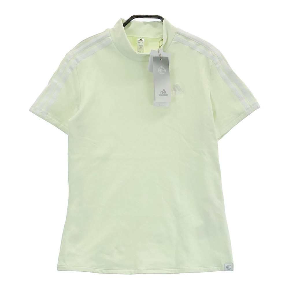 ADIDAS GOLF アディダスゴルフ HA0220 ZF363 2022年モデル ハイネック 半袖Tシャツ グリーン系 M 【中古】ゴルフウェア レディース