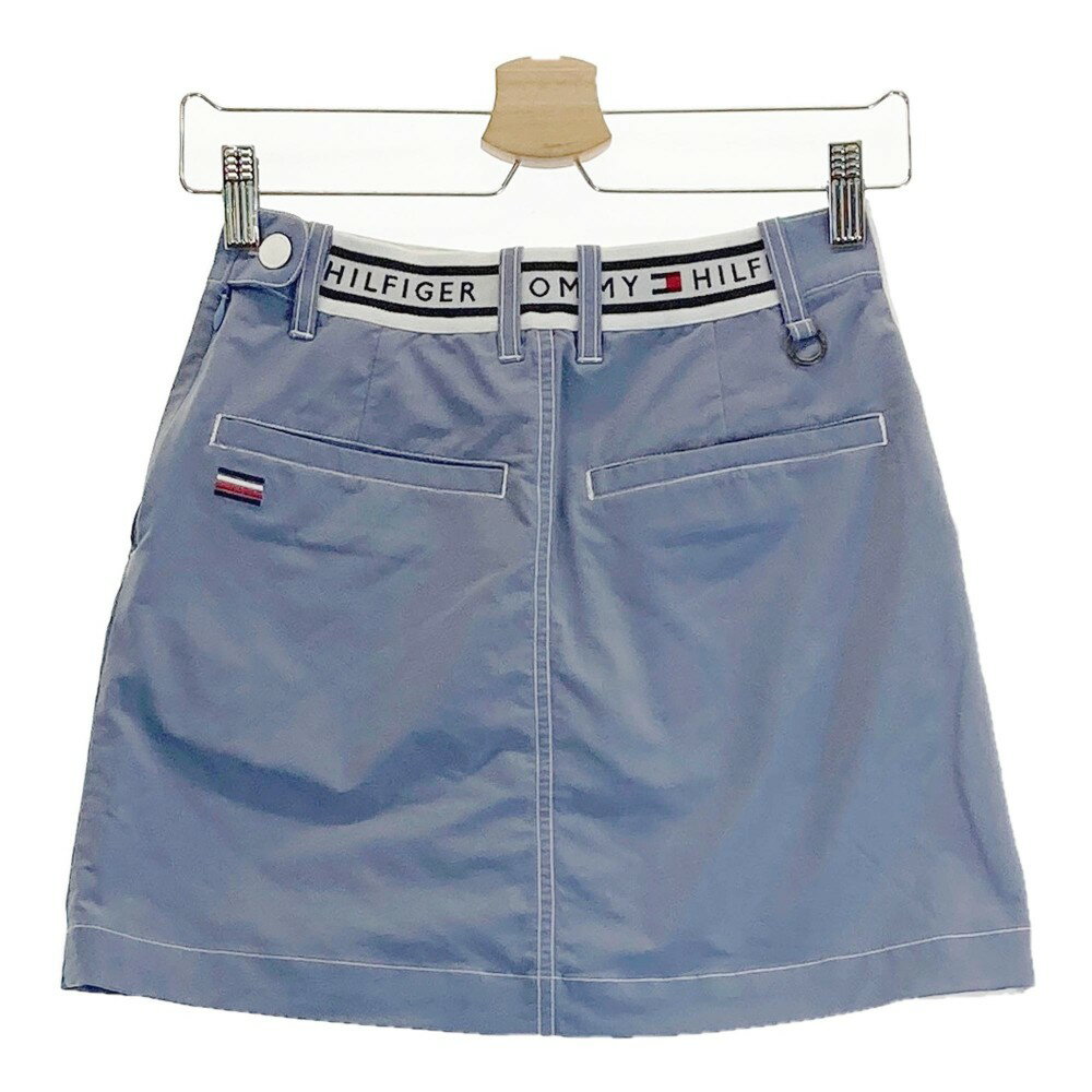 TOMMY HILFIGER GOLF トミー ヒルフィガーゴルフ ストレッチスカート ブルー系 S 【中古】ゴルフウェア レディース