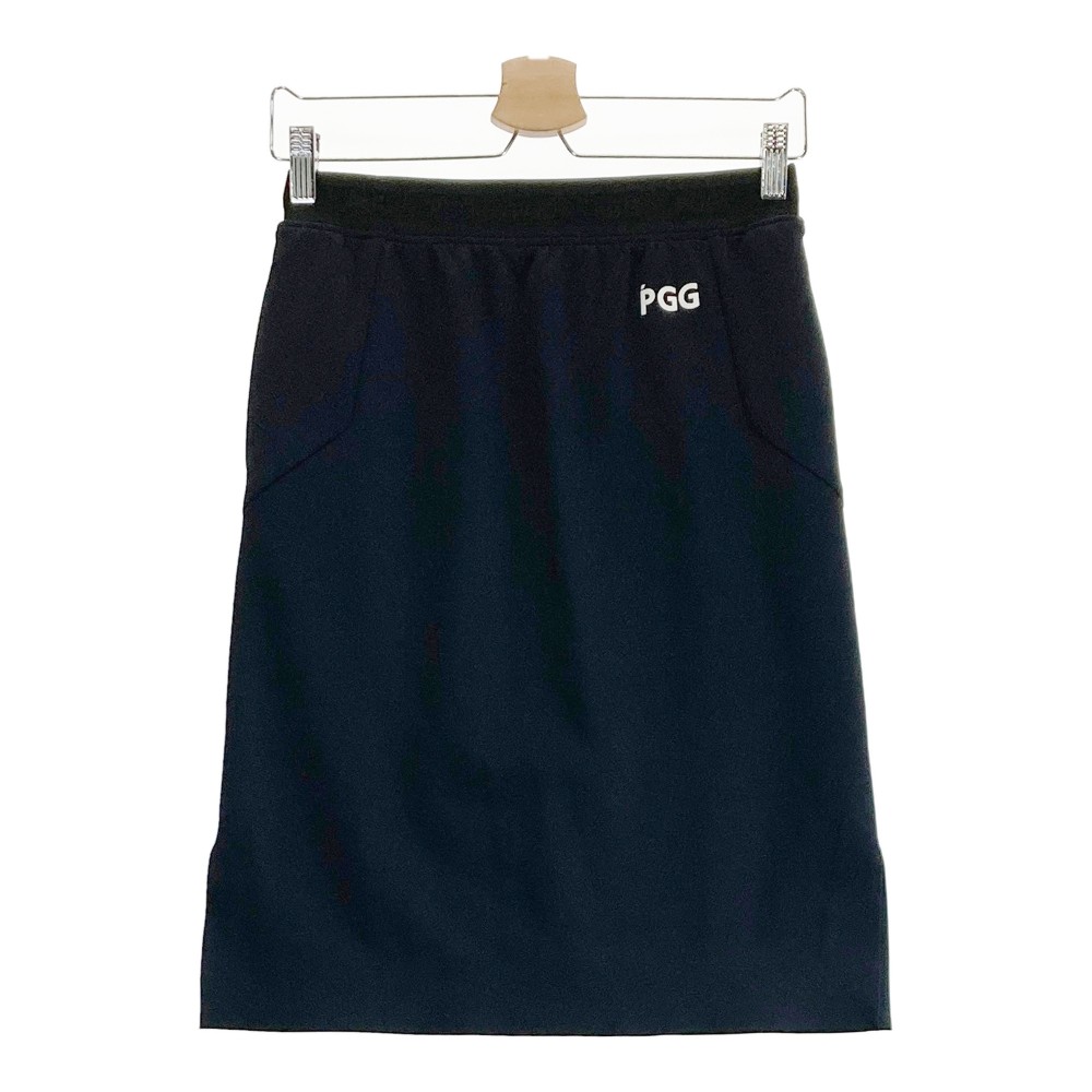PGG PEARLY GATES パーリーゲイツ ストレッチスカート ネイビー系 0 【中古】ゴルフウェア レディース