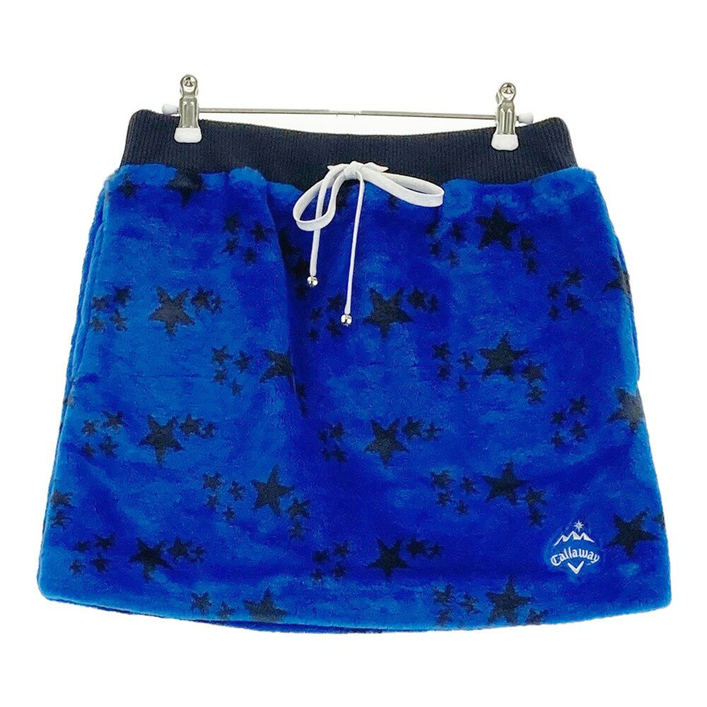 CALLAWAY キャロウェイ 241-6225815 ボアスカート 星 総柄 ブルー系 L 【中古】ゴ...