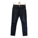 RED CARD レッドカード 44403 デニムパンツ Anniversary ダメージ加工 ブラック系 22 【中古】レディース