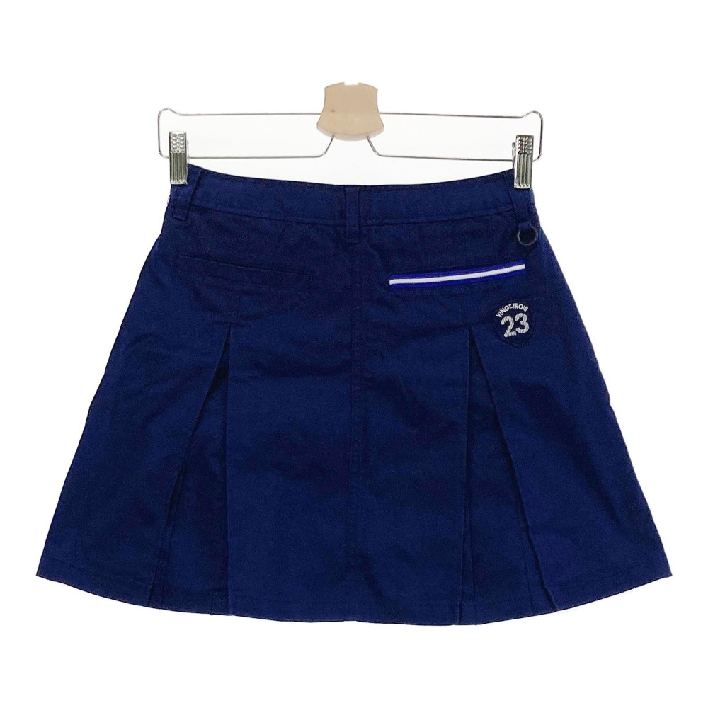 23区GOLF ニジュウサンクゴルフ スカート ネイビー系 58 【中古】ゴルフウェア レディース