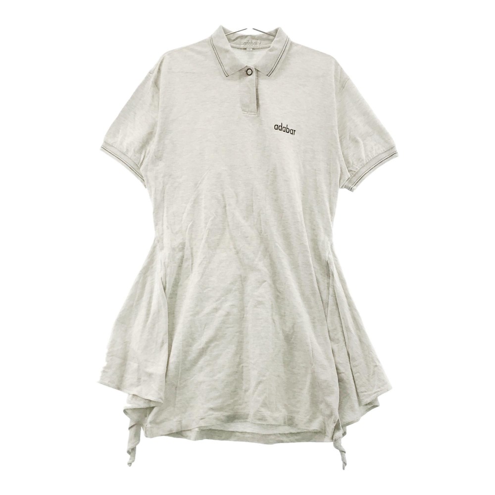 ADABAT アダバット 半袖ワンピース ホワイト系 2 【中古】ゴルフウェア レディース