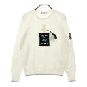 AND PER SE アンパスィ 長袖ニットセーター ホワイト系 M 【中古】ゴルフウェア レディース