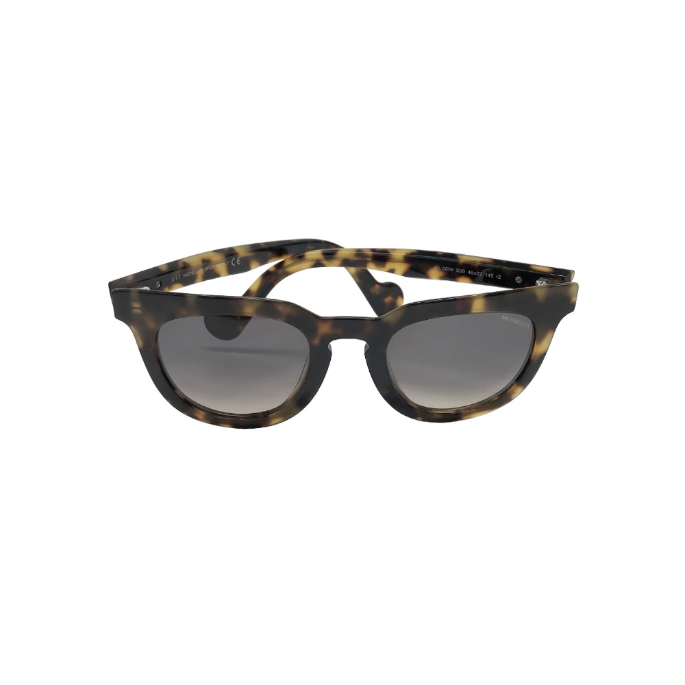 MONCLER モンクレール ML0008 サングラス ブラウン系 48□22 45 【中古】レディース
