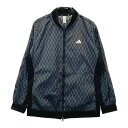 ADIDAS GOLF アディダスゴルフ 2023年 IN6583 長袖 ジップジャケット 総柄 グレー系 L 【中古】ゴルフウェア レディース