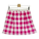23区GOLF ニジュウサンクゴルフ スカート チェック柄 ピンク系 2 【中古】ゴルフウェア レディース(4)