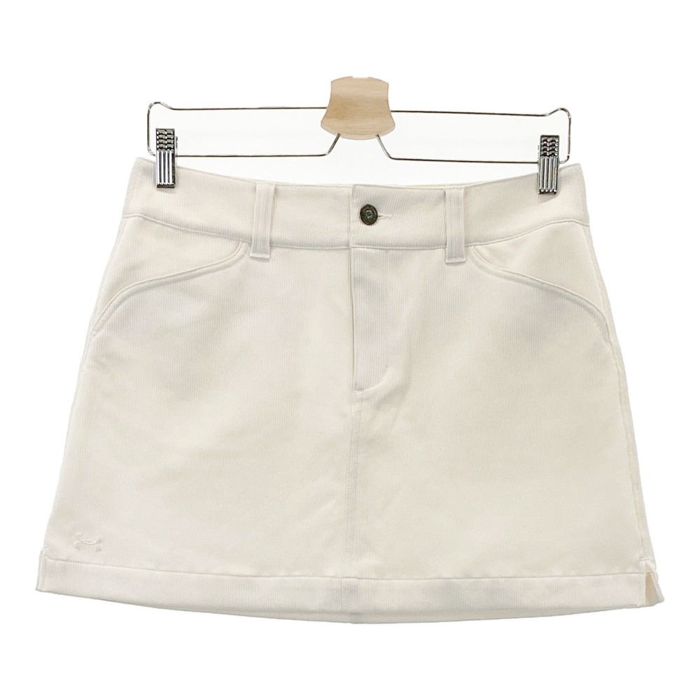 UNDER ARMOUR アンダーアーマー スカート ホワイト系 MD 【中古】ゴルフウェア レディース