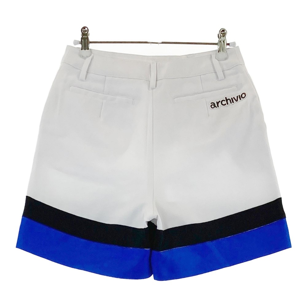 ARCHIVIO アルチビオ ショートパンツ ホワイト系 36 【中古】ゴルフウェア レディース