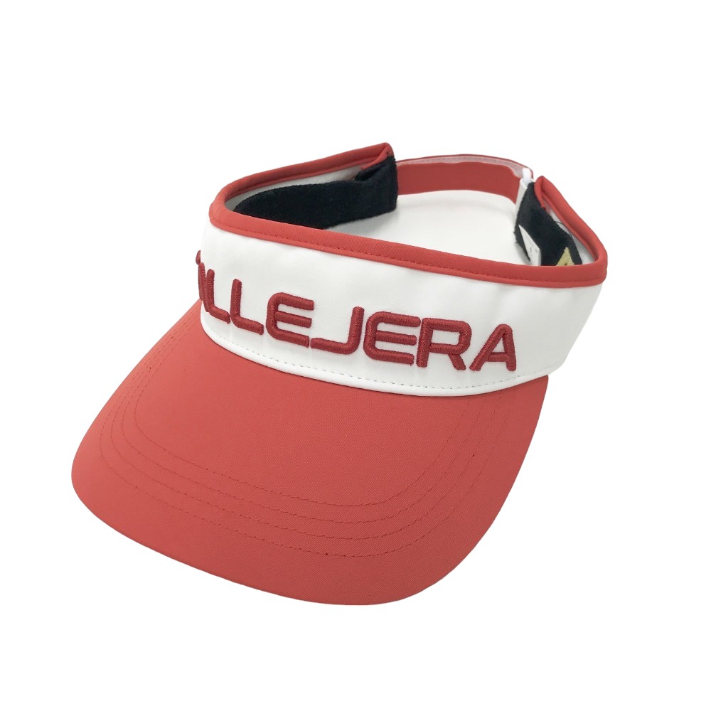 CASTELBAJAC カステルバジャック サンバイザー レッド系 F 【中古】ゴルフウェア