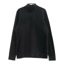ADIDAS GOLF アディダスゴルフ ハイネック ニットセーター ブラック系 OT 【中古】ゴルフウェア レディース