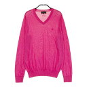 ST ANDREWS セントアンドリュース シルク 長袖ニットセーター ピンク系 M 【中古】ゴルフウェア レディース