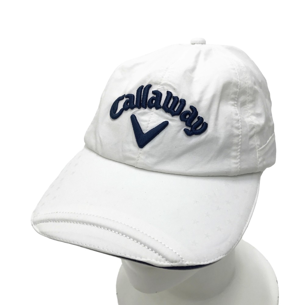 CALLAWAY キャロウェイ キャップ ホワイト系 FR 【中古】ゴルフウェア