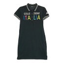 KAPPA GOLF カッパゴルフ ワンピース ブラック系 S 【中古】ゴルフウェア レディース