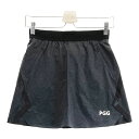 PGG PEARLY GATES パーリーゲイツ 2022年モデル ストレッチスカート ロゴ グレー系 00 【中古】ゴルフウェア レディース