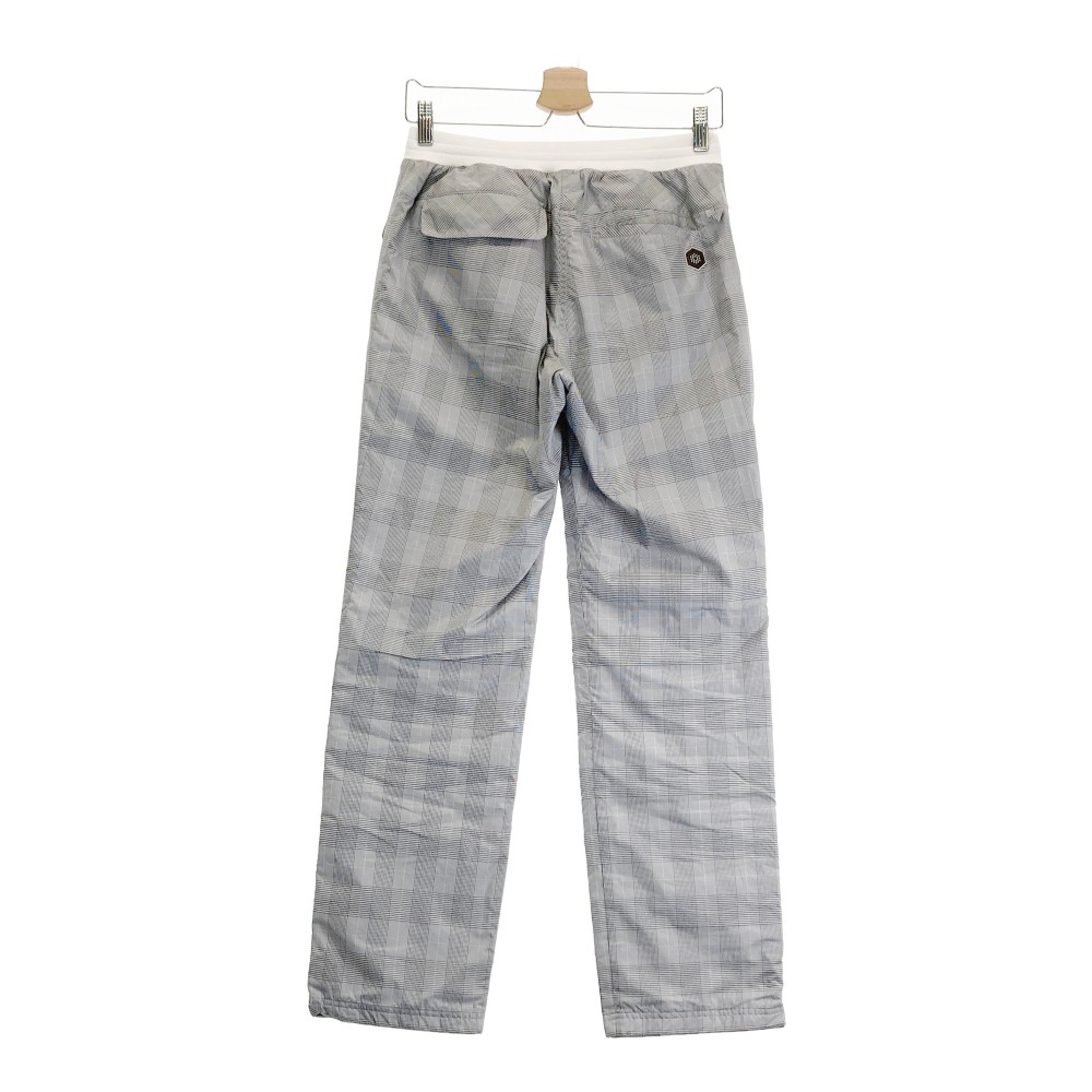 PUMA GOLF プーマゴルフ 中綿パンツ グレンチェック柄 グレー系 L 【中古】ゴルフウェア レディース