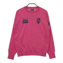 PEARLY GATES パーリーゲイツ ニットセーター ピンク系 0 【中古】ゴルフウェア レディース