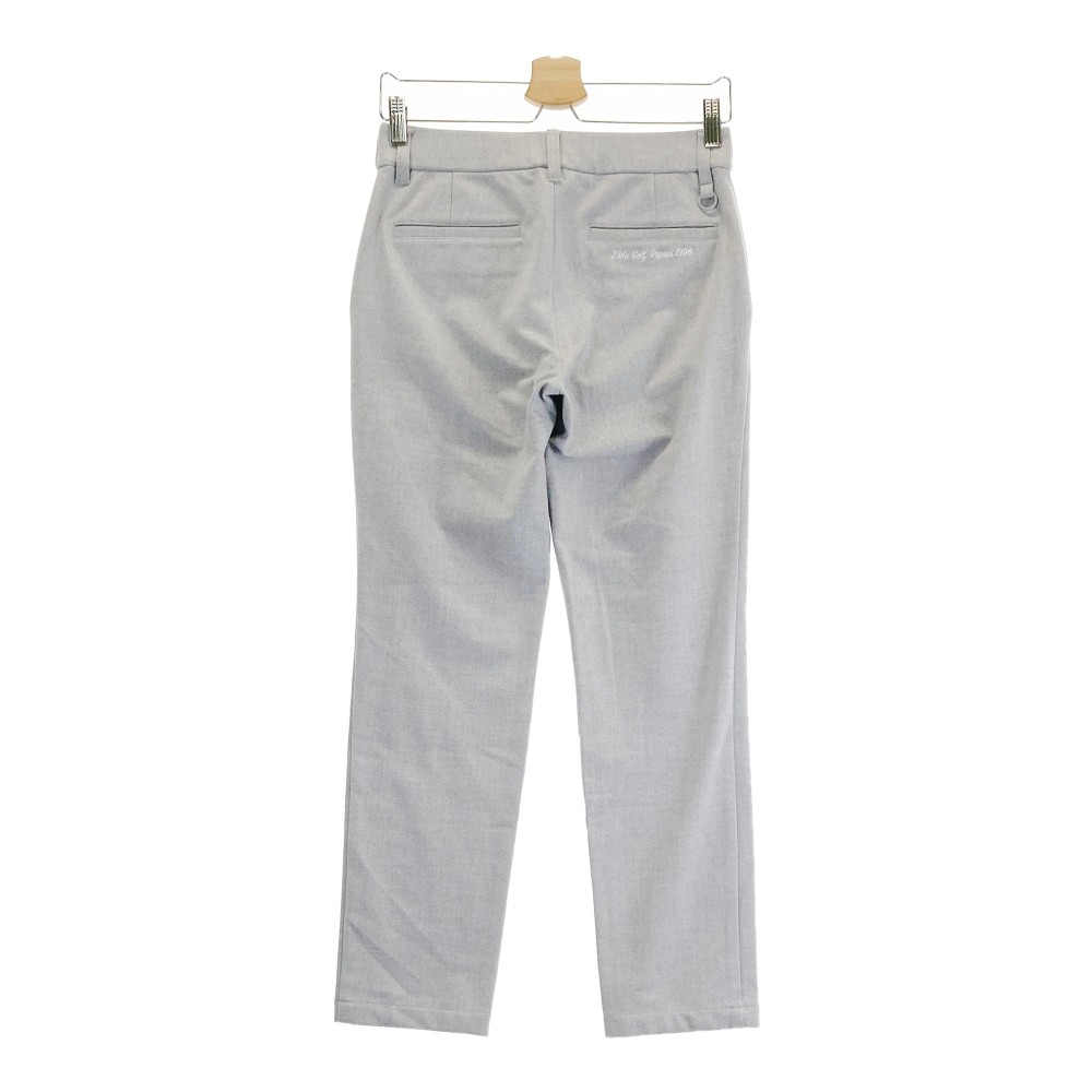 23区GOLF ニジュウサンクゴルフ 微起毛パンツ グレー系 61 【中古】ゴルフウェア レディース