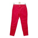 JACK BUNNY ジャックバニー ストレッチパンツ レッド系 2 【中古】ゴルフウェア レディース