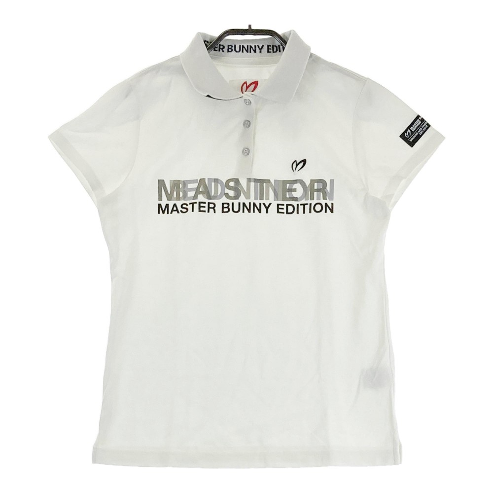 MASTER BUNNY EDITION マスターバニーエディション 半袖ポロシャツ ホワイト系 0 【中古】ゴルフウェア レディース