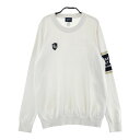 PEARLY GATES パーリーゲイツ 2022年モデル ニットセーター ホワイト系 1 【中古】ゴルフウェア レディース